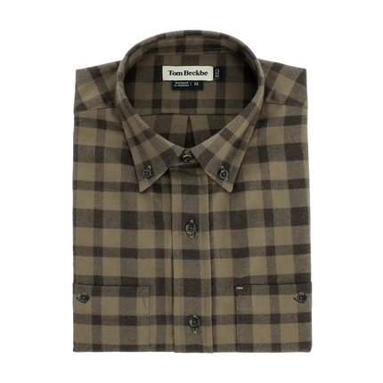 Dixon Brushed Cotton Twill Shirt