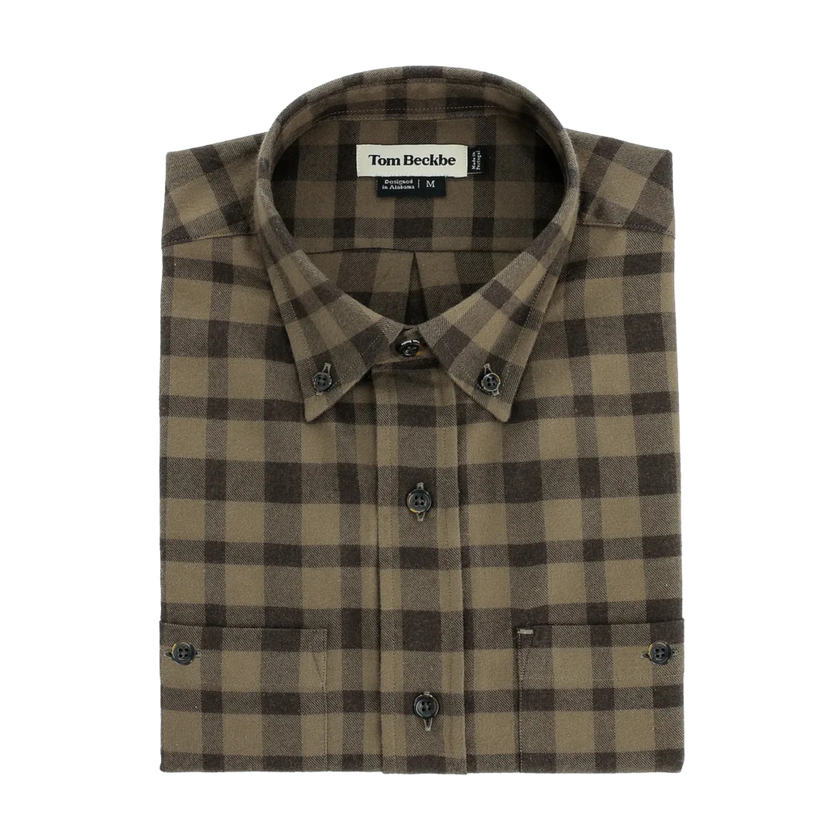 Dixon Brushed Cotton Twill Shirt