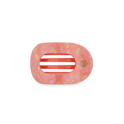 Dreamsicle Flat Round Hair Clip 