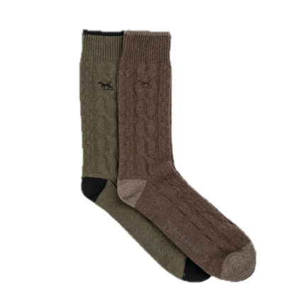 Dunedin Cable Sock 2 pack