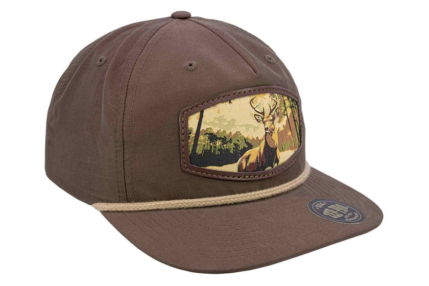 Buck Woven Patch Rope Hat.