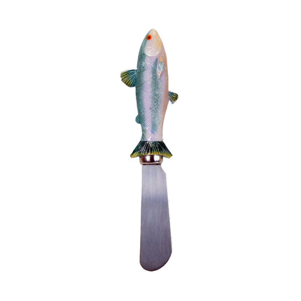 Cheese and Butter Spreader Knife - Salmon (Poly)