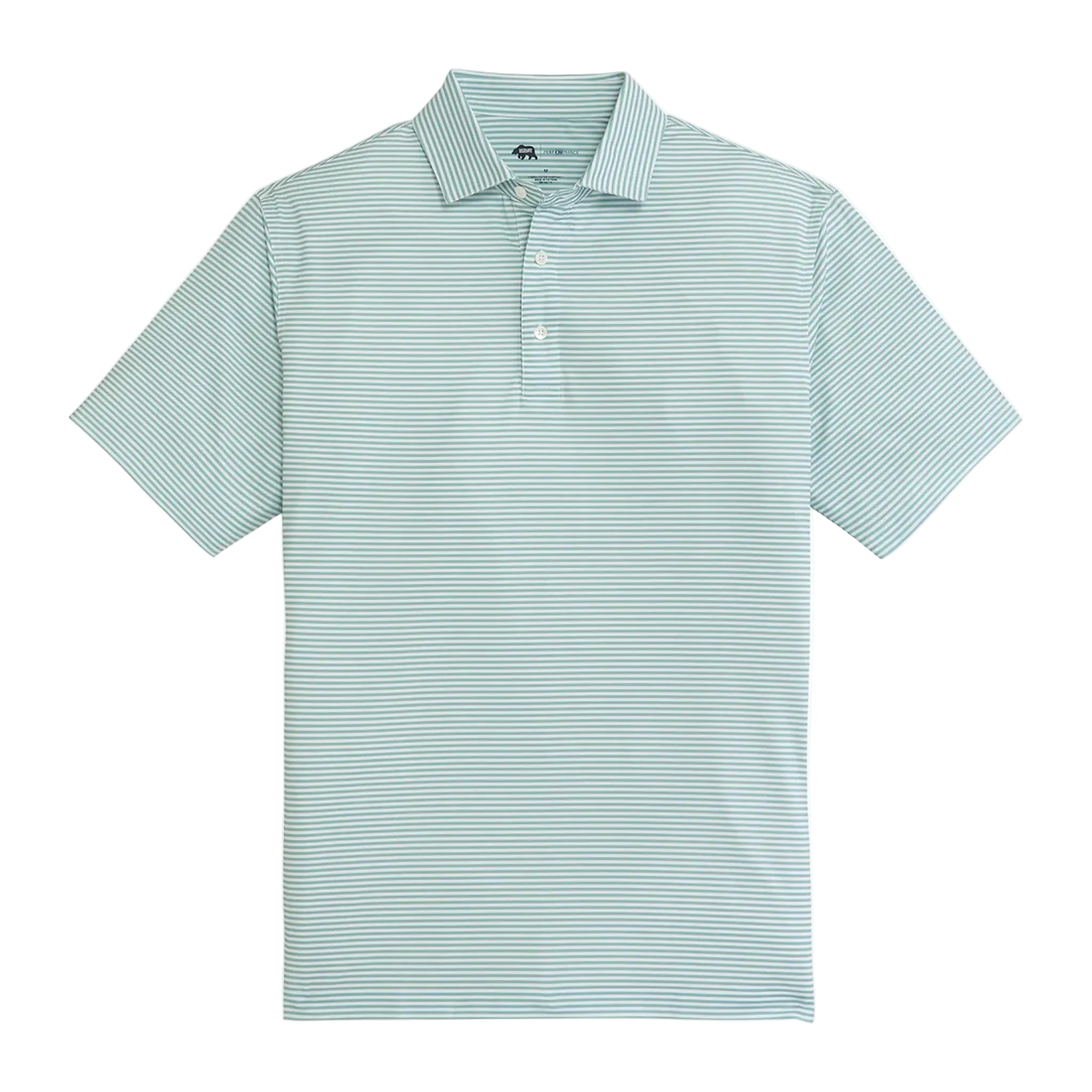 Echo Stripe Performance Polo