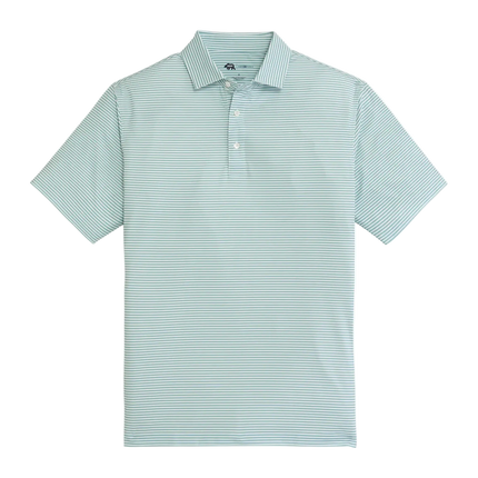 Echo Stripe Performance Polo