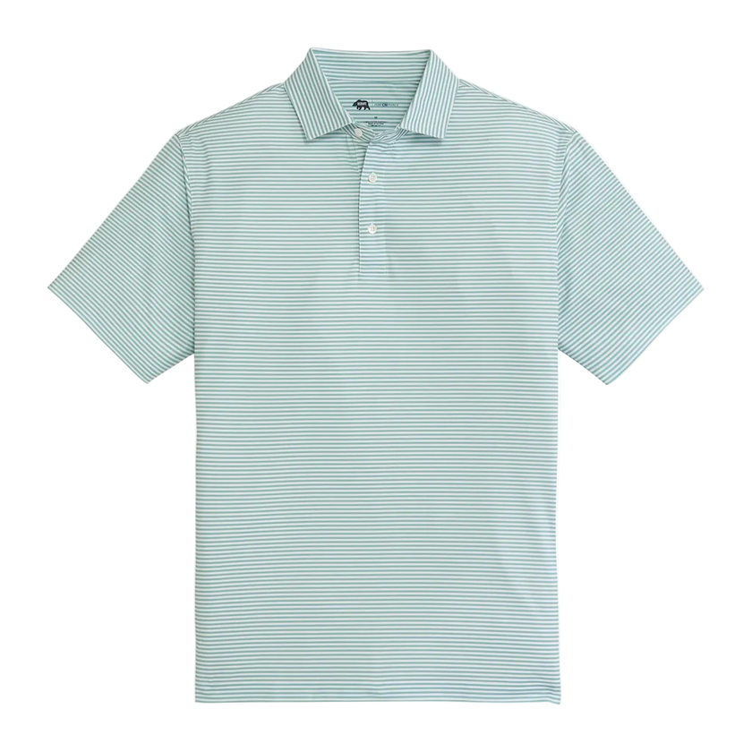 Echo Stripe Performance Polo
