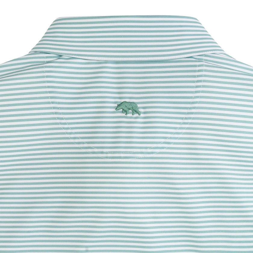 Echo Stripe Performance Polo