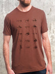 Fly Fishing Flies Men's Graphic T-Shirt