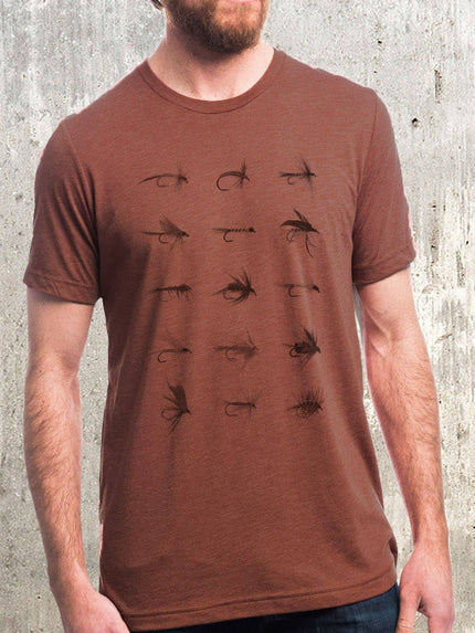 Fly Fishing Flies Men's Graphic T-Shirt