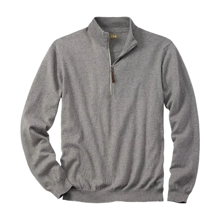 TSG Fraser Cashmere 1/2-Zip Sweater