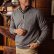 TSG Fraser Cashmere 1/2-Zip Sweater