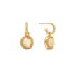 Fleur-de-Lis Hoop & Charm Champagne
