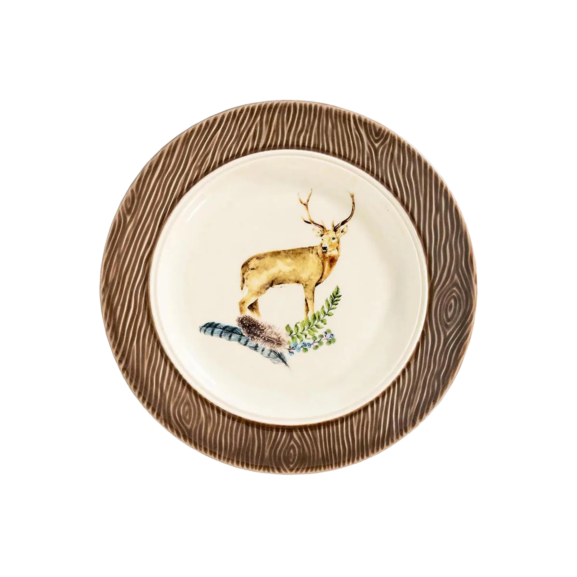 Forest Walk Animal Cocktail Plates