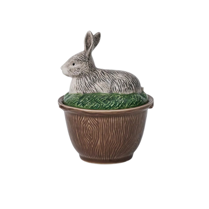 Forest Walk Rabbit Bowl with Lid