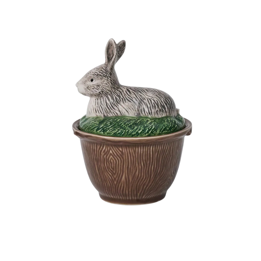 Forest Walk Rabbit Bowl with Lid