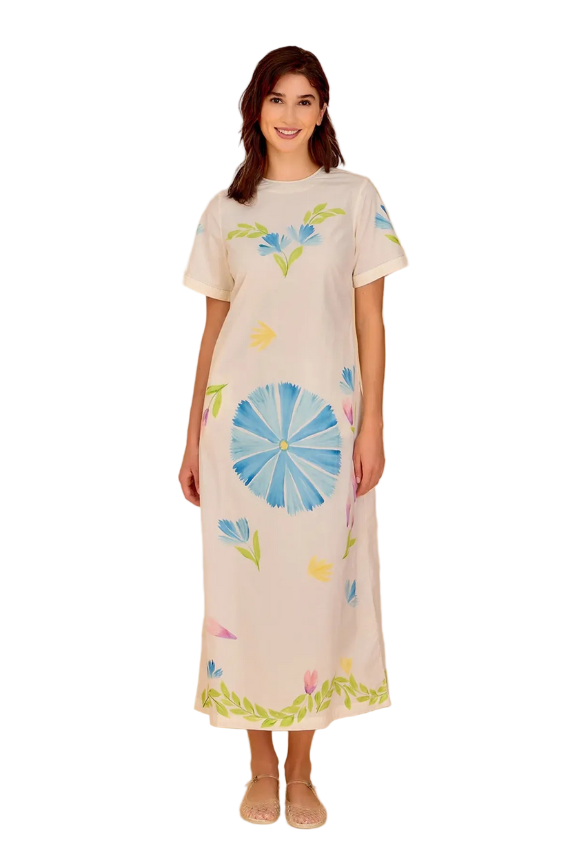 Gwenyth Dress, Flora Painted