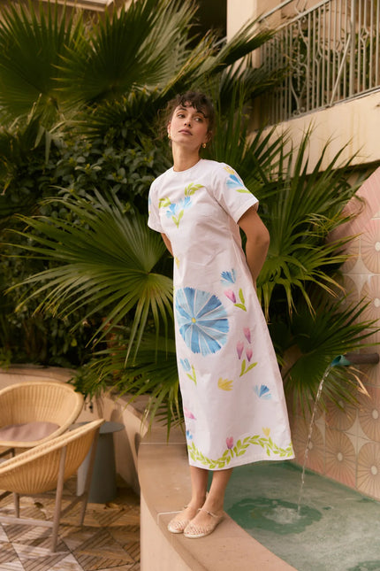 Gwenyth Dress, Flora Painted