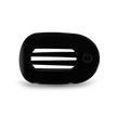 Jet Black Flat Round Hair Clip