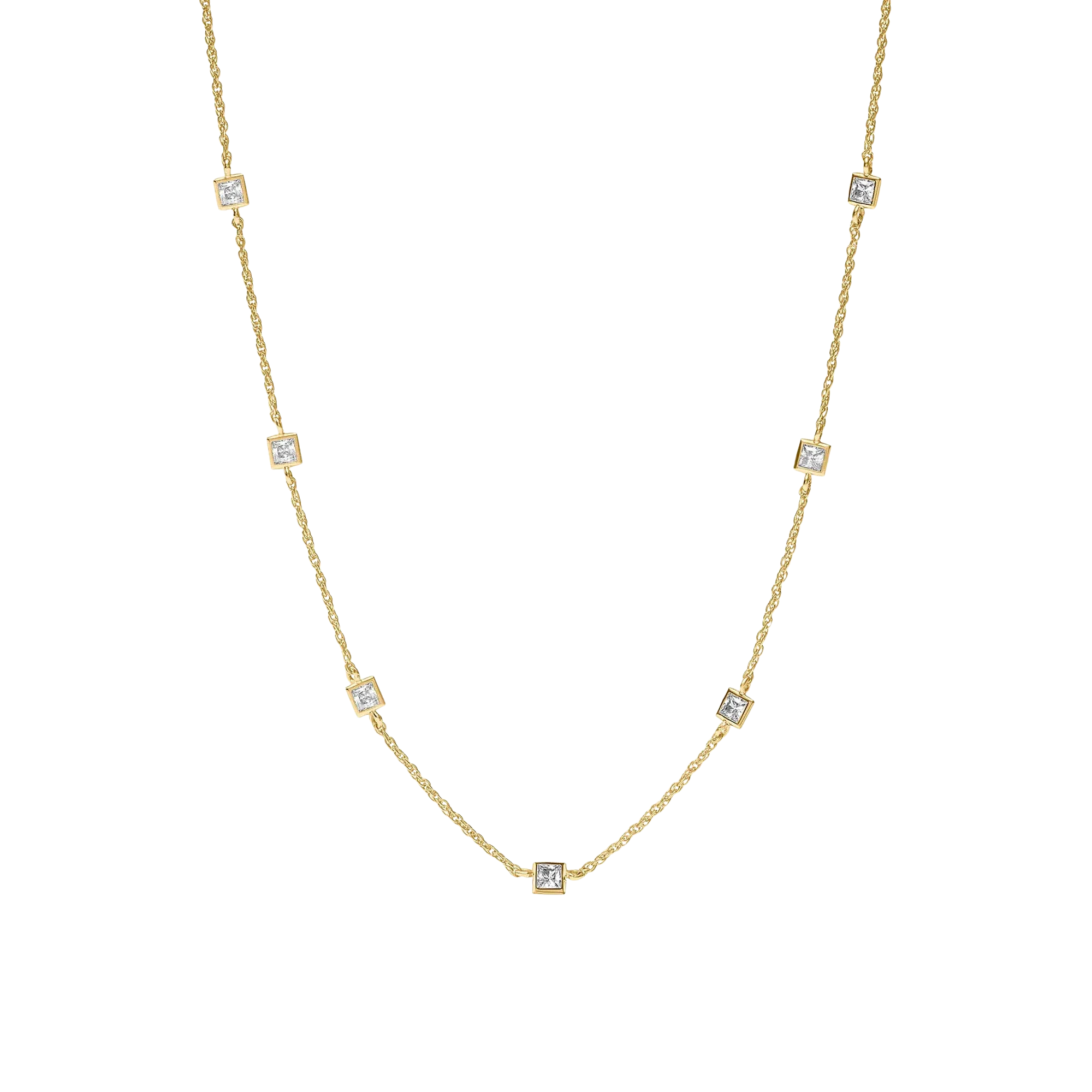Jolie Delicate Station Necklace