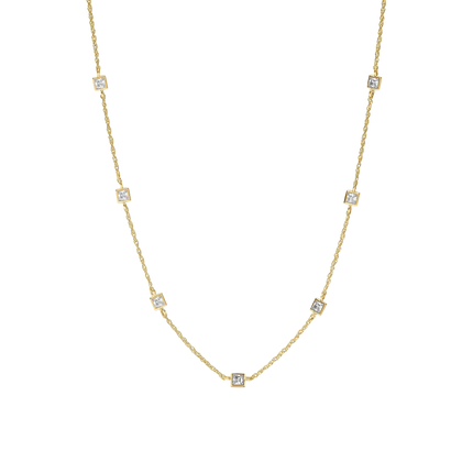 Jolie Delicate Station Necklace