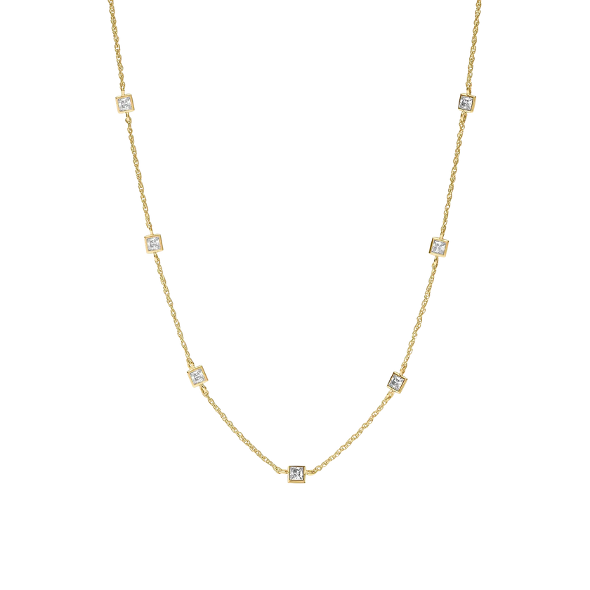 Jolie Delicate Station Necklace
