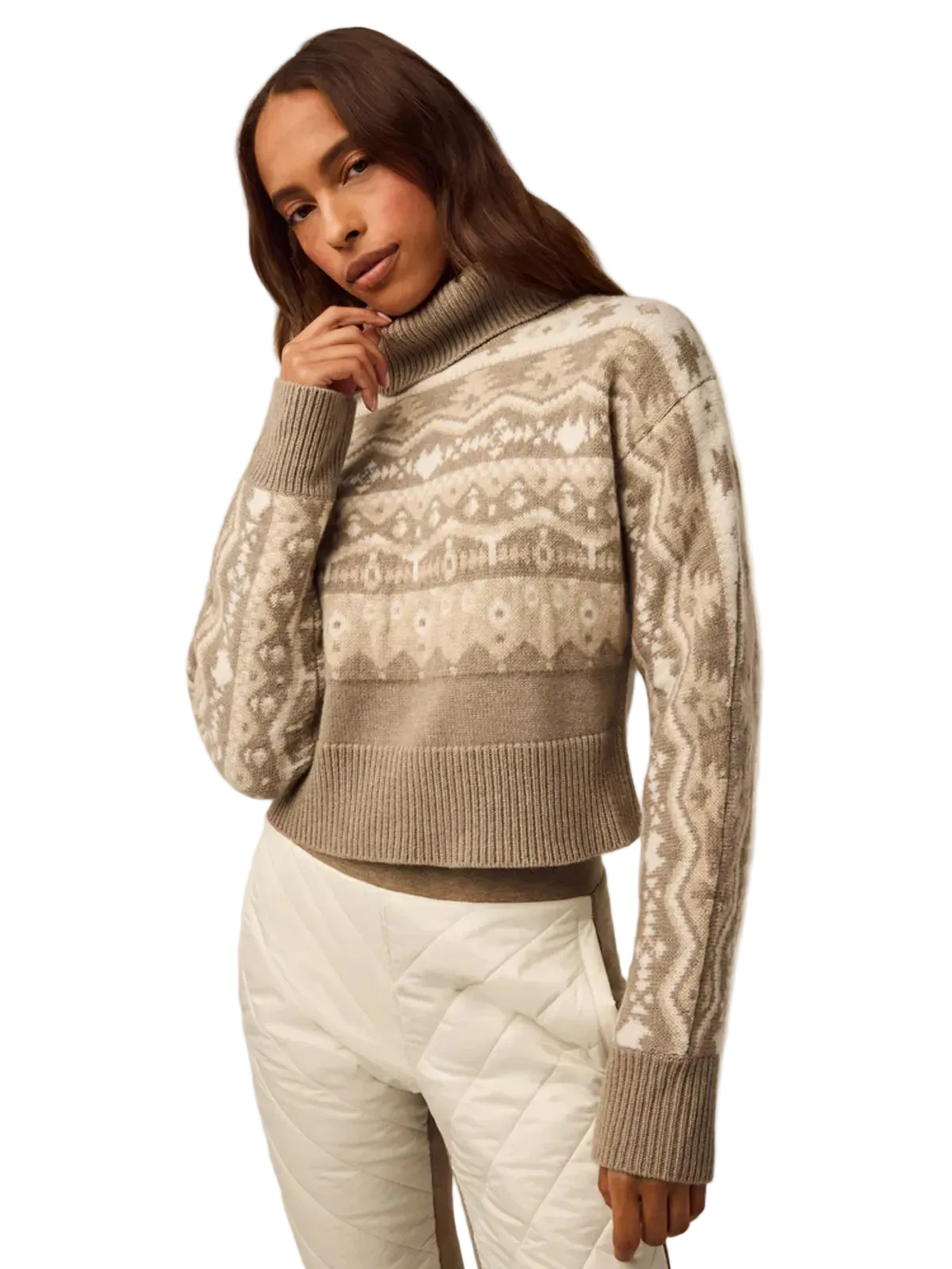 Koko Jacquard Crop Sweater