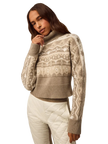Koko Jacquard Crop Sweater