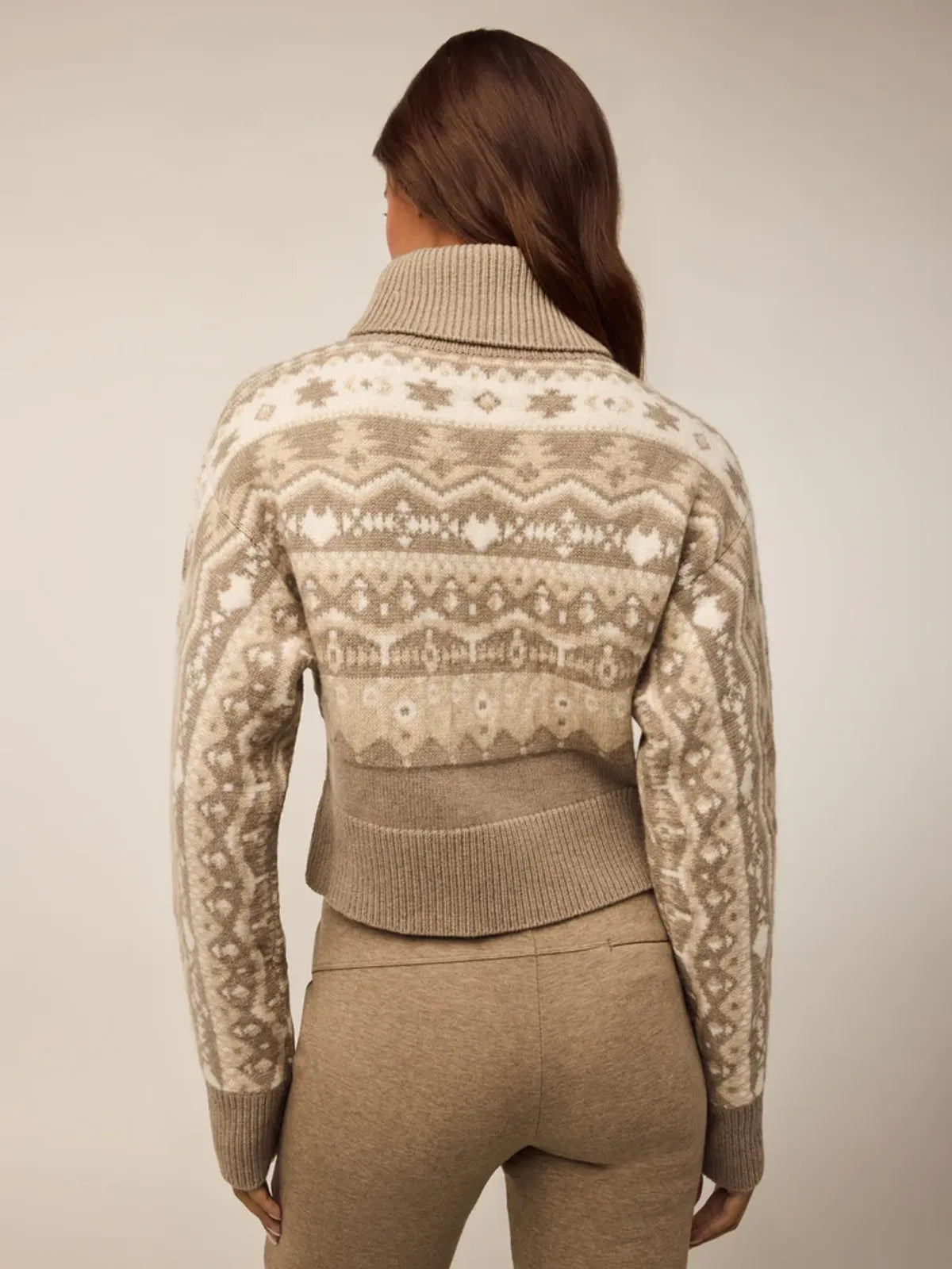 Koko Jacquard Crop Sweater