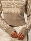 Koko Jacquard Crop Sweater