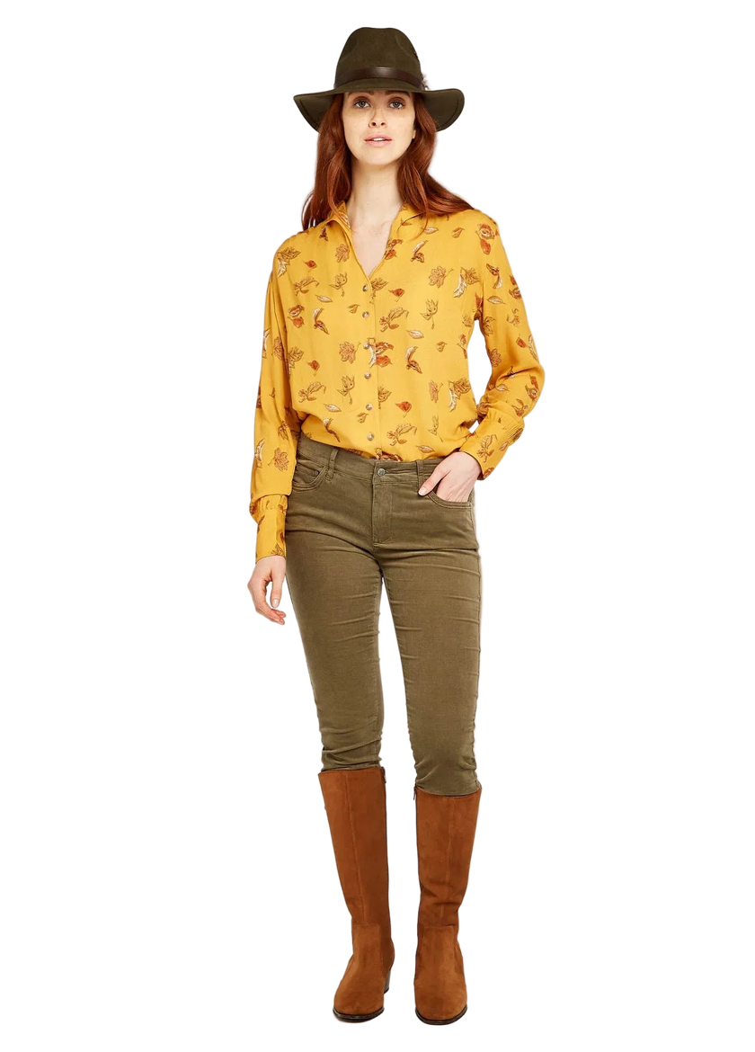Honeysuckle Ladies Jeans Dusky Green