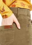 Honeysuckle Ladies Jeans Dusky Green