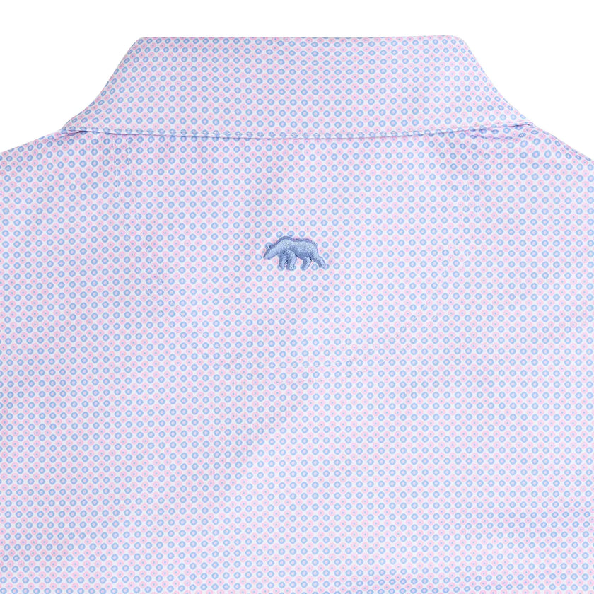 League Printed Performance Polo