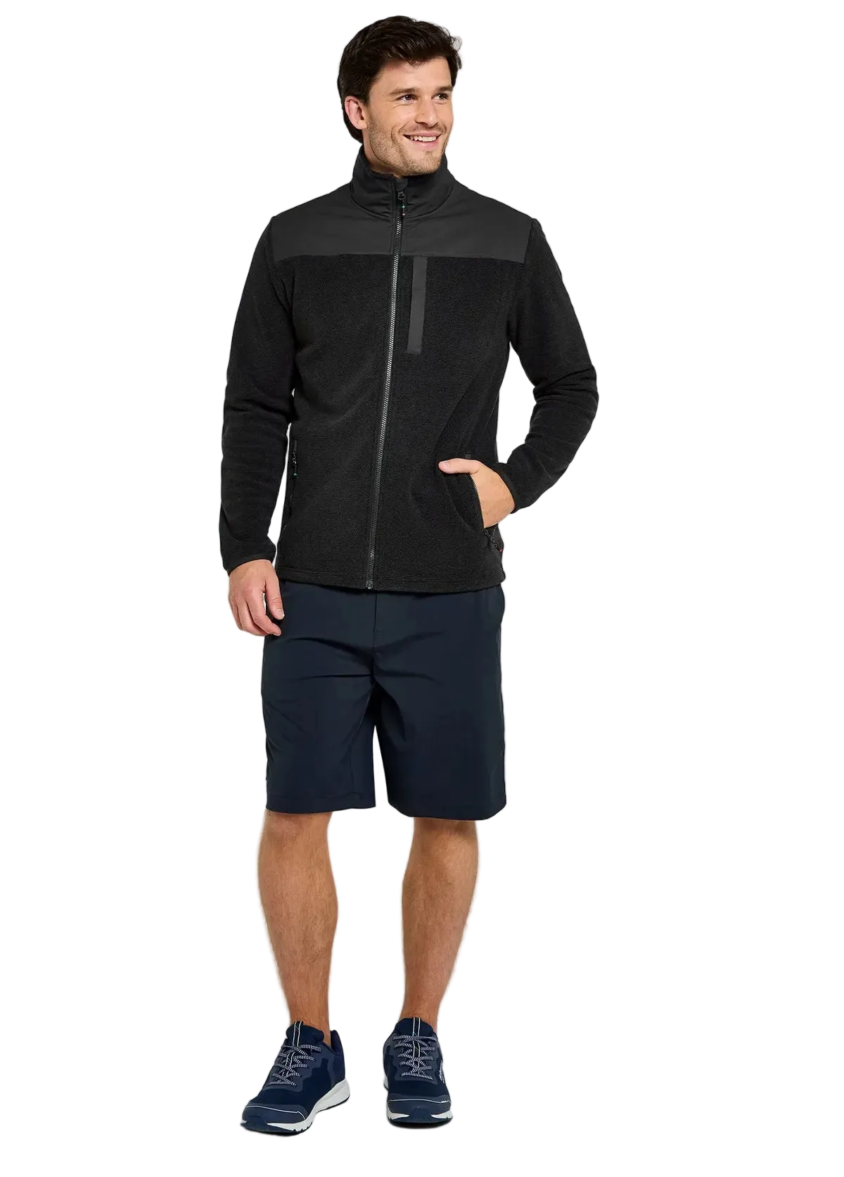 Lucia Men's Fleece Woven Combo Jacket