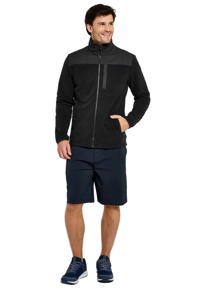 Lucia Men's Fleece Woven Combo Jacket