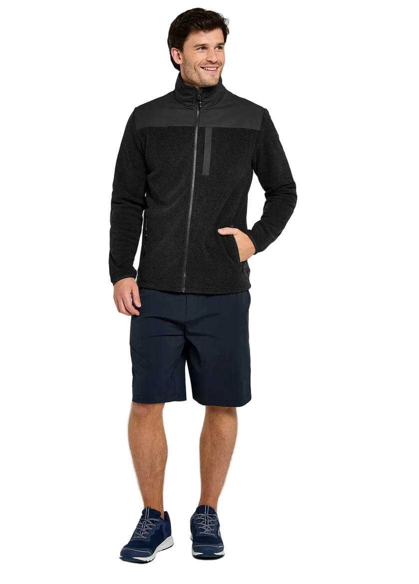 Lucia Men's Fleece Woven Combo Jacket