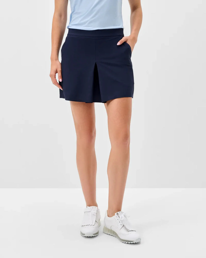 Mckenna Box Pleat Performance Skort