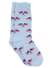 Boys Lucky Duck Sock Freedom Flag
