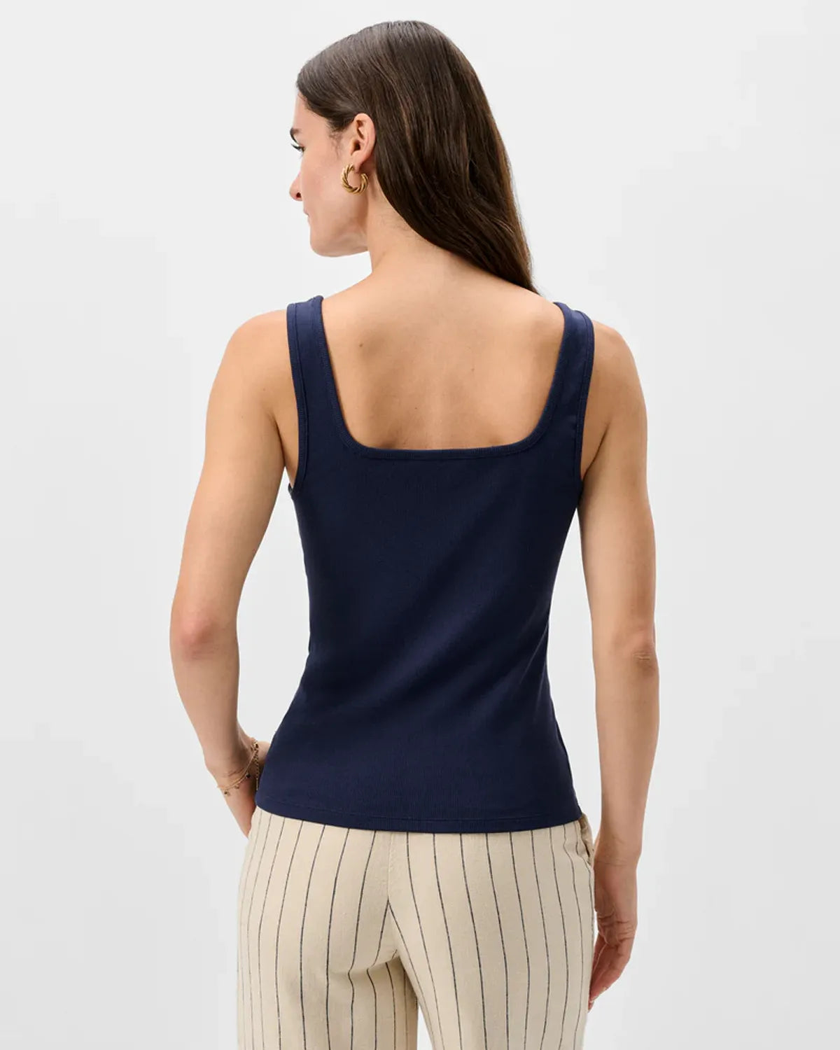 Monica Cotton Blend Tank Top