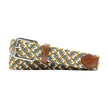 Newport Woven Italian Rayon Elastic Belt- Pina Colada Multi