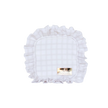 Nude Plaid Ruffled Nylon Tech Organizer 