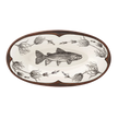 Oblong Serving Dish: Brown Trout