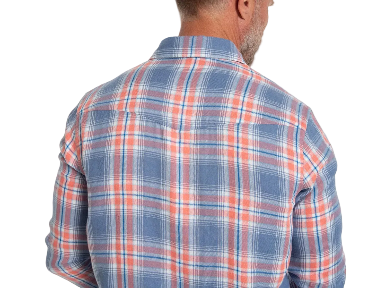 Double Cloth Flannel Pearl Snap