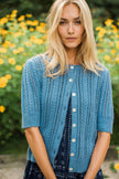 Leah Pointelle Cardigan