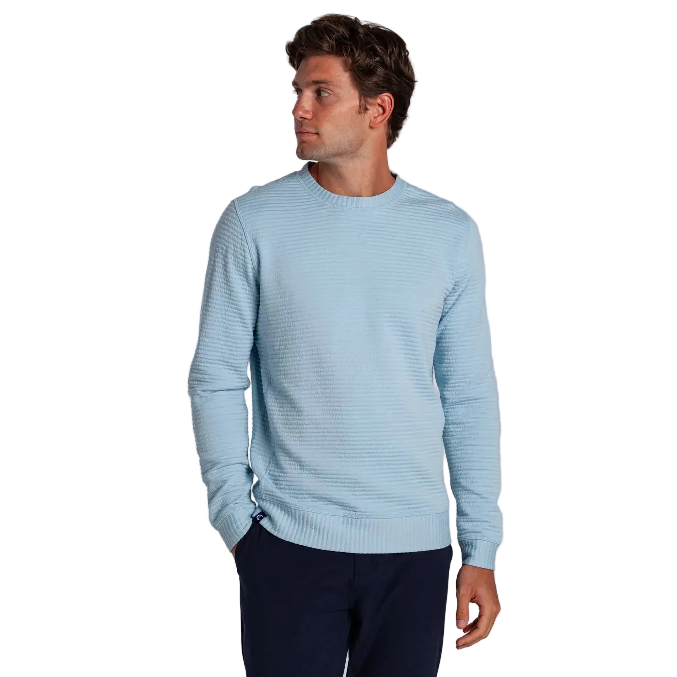 Quilted Crew Sweatshirt