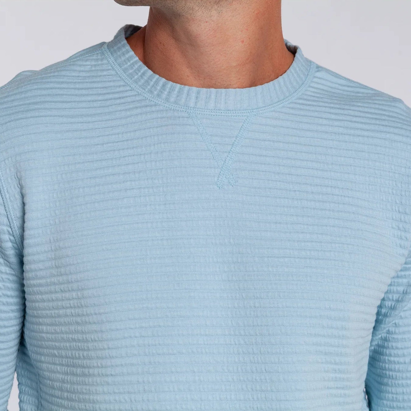Quilted Crew Sweatshirt