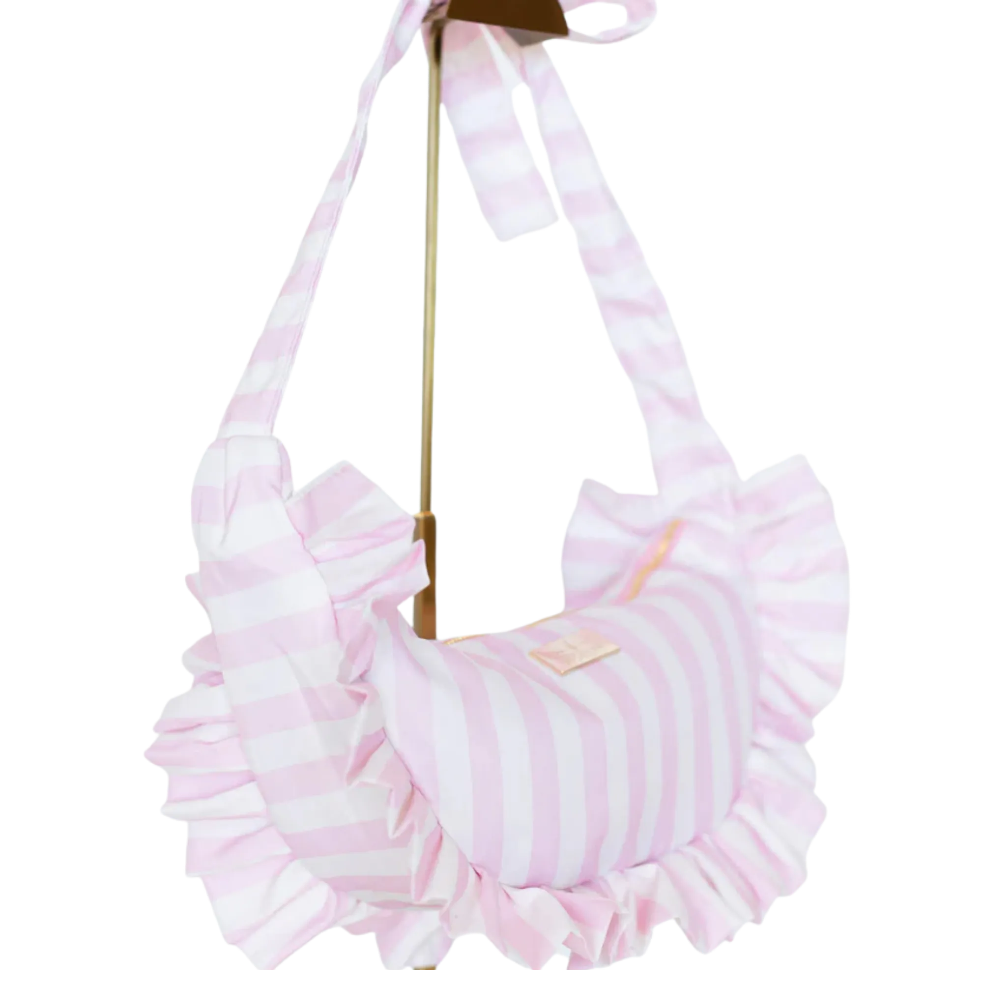 Ruffled Bum Pink Stripe