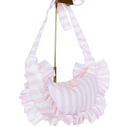 Ruffled Bum Pink Stripe