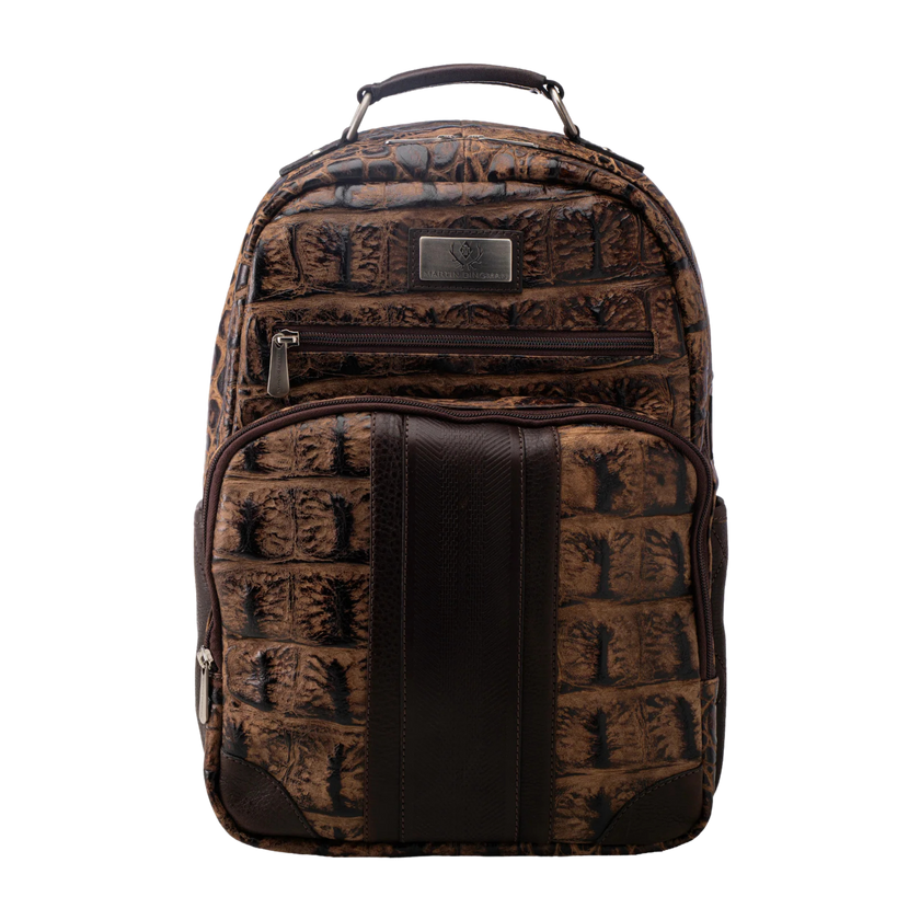 Safari Nile Crocodile Grain Backpack