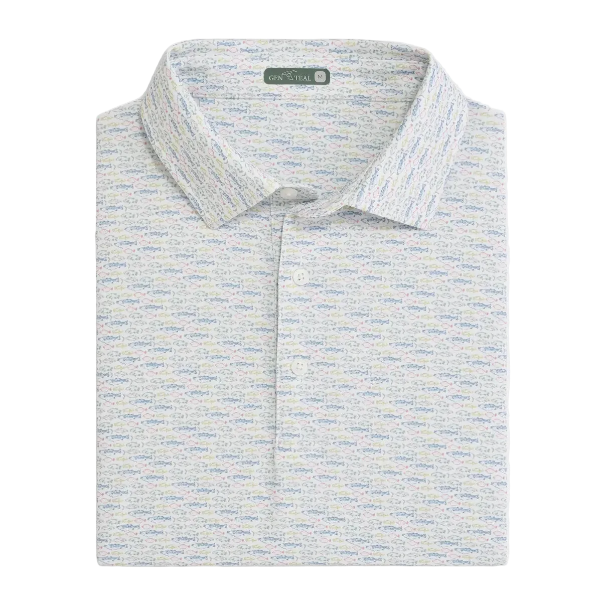 Shoreline Catch Printed Performance Polo Youth