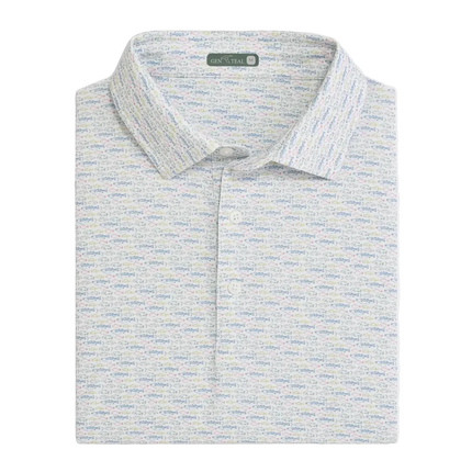 Shoreline Catch Printed Performance Polo Youth