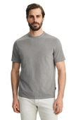 Slub Crew Neck Tshirt Chiseled Stone